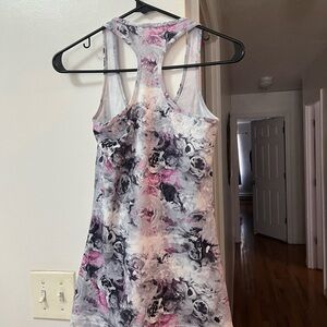 Floral Racerback Tank Top